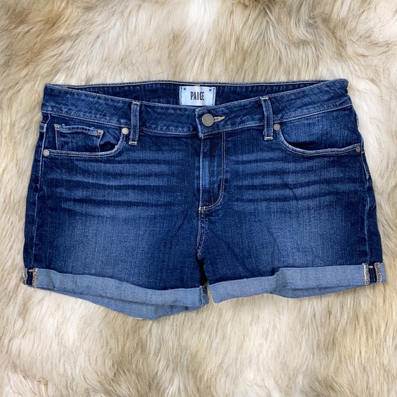 Paige ‘Jimmy Jimmy Short’ Rolled Cuff Denim, Size 29 - Picture 9 of 16